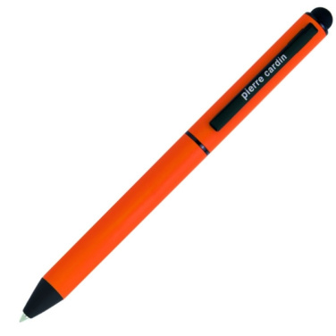 Logo trade promotional merchandise photo of: Metal ballpoint pen, touch pen, soft touch CELEBRATION Pierre Cardin