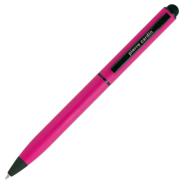 Logo trade promotional giveaway photo of: Metal ballpoint pen, touch pen, soft touch CELEBRATION Pierre Cardin
