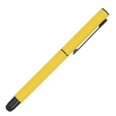 Logo trade promotional merchandise photo of: Roller touch pen, soft touch CELEBRATION Pierre Cardin