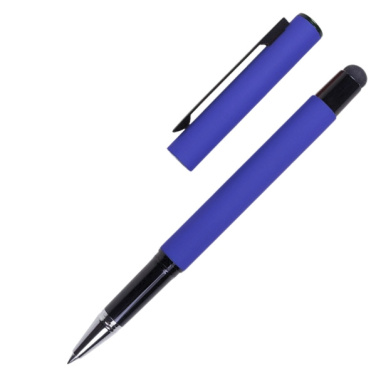Logo trade promotional merchandise photo of: Roller touch pen, soft touch CELEBRATION Pierre Cardin