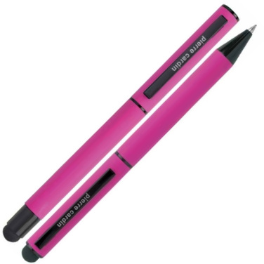 Logo trade advertising products picture of: Writing set touch pen, soft touch CELEBRATION Pierre Cardin
