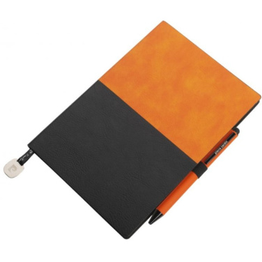 Logo trade promotional gift photo of: Notepad A5 & ballpoint pen REPORTER Pierre Cardin