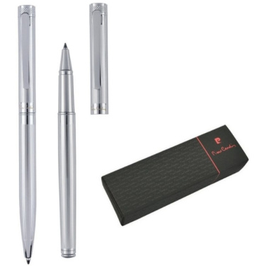 Logo trade promotional merchandise photo of: Writing set ballpoint pen & roller RENEE Pierre Cardin