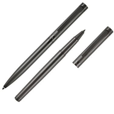Logo trade promotional merchandise picture of: Writing set ballpoint pen & roller RENEE Pierre Cardin