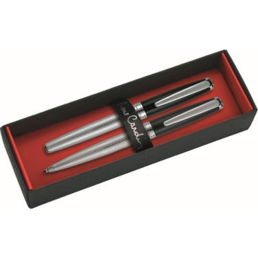Logo trade promotional gifts image of: Writing set ballpoint pen & fountain pen CHRISTOPHE Pierre Cardin