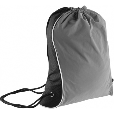 Logotrade promotional item picture of: Drawstring bag DENISON Schwarzwolf