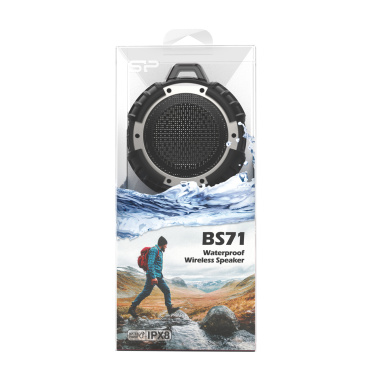 Logo trade promotional giveaways image of: BLUETOOTH SPEAKER BS71 SILICON POWER