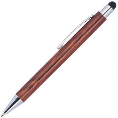 Logo trade corporate gifts picture of: Wooden ballpen BILZEN
