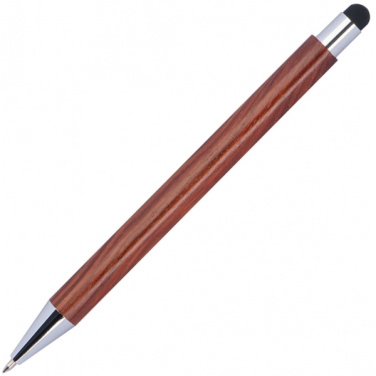 Logo trade promotional item photo of: Wooden ballpen BILZEN