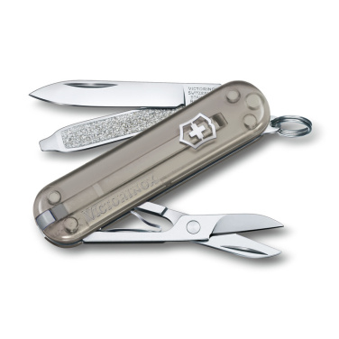 Logo trade promotional items image of: Pocket knife Classic SD transparent Victorinox