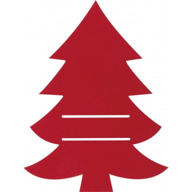 Logo trade corporate gift photo of: Cutlery pad in Christmas tree shape DUFFEL