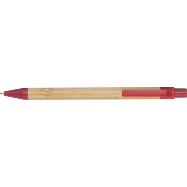 Logotrade advertising product picture of: Wheatstraw and bamboo ballpen HALLE