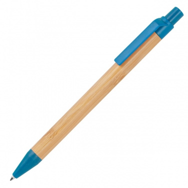 Logotrade promotional gift image of: Wheatstraw and bamboo ballpen HALLE