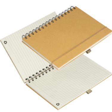 Logo trade business gift photo of: Cardboard notebook SILKEBORG
