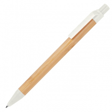 Logo trade advertising products picture of: Wheatstraw and bamboo ballpen HALLE