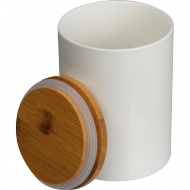Logo trade promotional products image of: Ceramic jar NIJMEGEN 750 ml