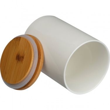Logo trade promotional giveaway photo of: Ceramic jar NIJMEGEN 750 ml