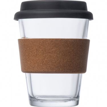 Logo trade business gift photo of: Glass drinking cup WROCŁAW 350ml