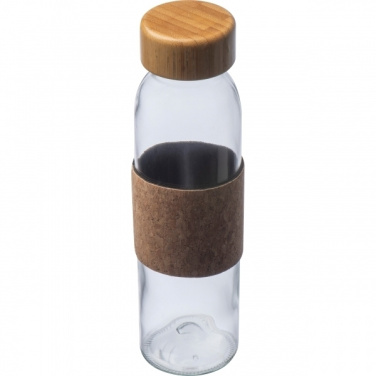 Logotrade promotional product image of: Glass bottle SKOPJE 500 ml