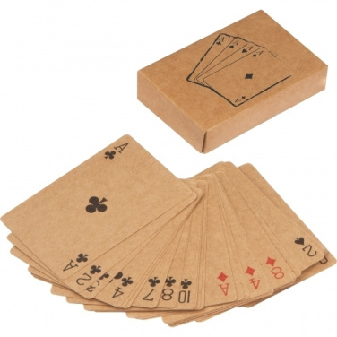 Logo trade promotional giveaways image of: Playing cards NEW CASTLE