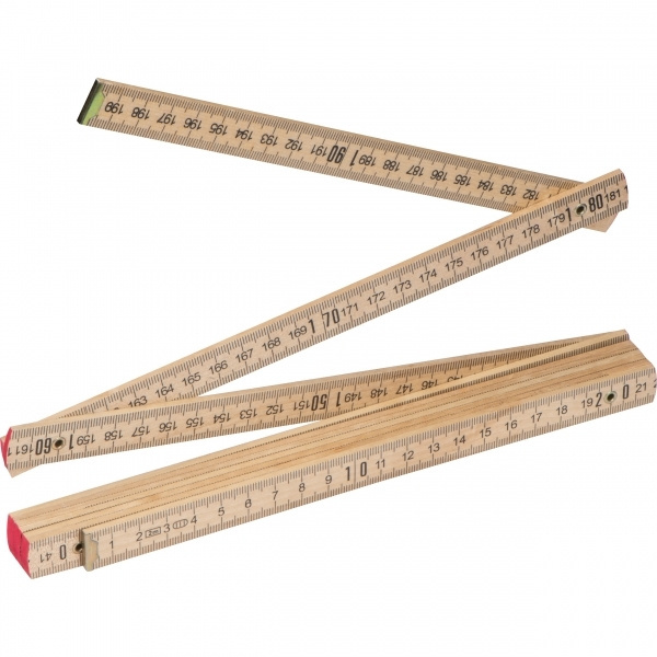 Logotrade advertising products photo of: Folding rule ST. GALLEN
