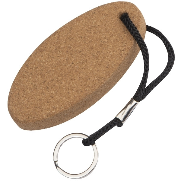 Logo trade promotional merchandise image of: Cork keyring ROSKILDE