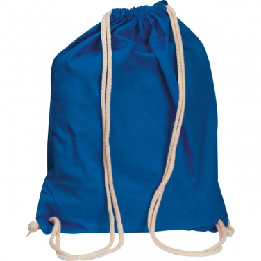 Logotrade promotional item image of: Cotton gym bag CARLSBAD