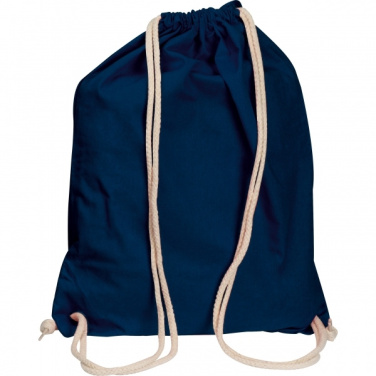 Logotrade promotional products photo of: Cotton gym bag CARLSBAD