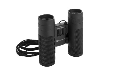 Logo trade promotional merchandise picture of: Binoculars TRIVOR Schwarzwolf