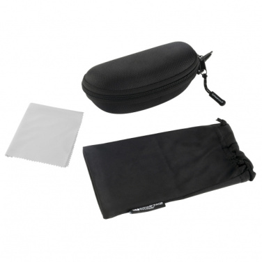 Logo trade business gift photo of: Case for sunglasses ARKANSAS Schwarzwolf