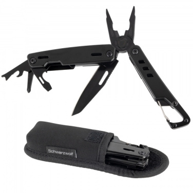 Logo trade promotional items image of: Multitool NOBLE Schwarzwolf