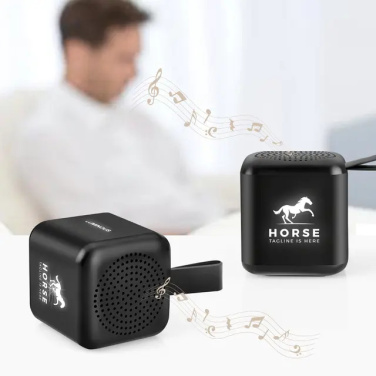 Logo trade promotional products picture of: Mini speaker with enlighted logo for engraving