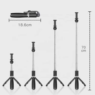 Logotrade promotional item picture of: Selfie stick with tripod, K06