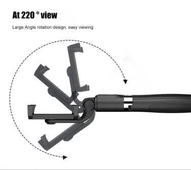 Logo trade promotional products picture of: Selfie stick with tripod, K06