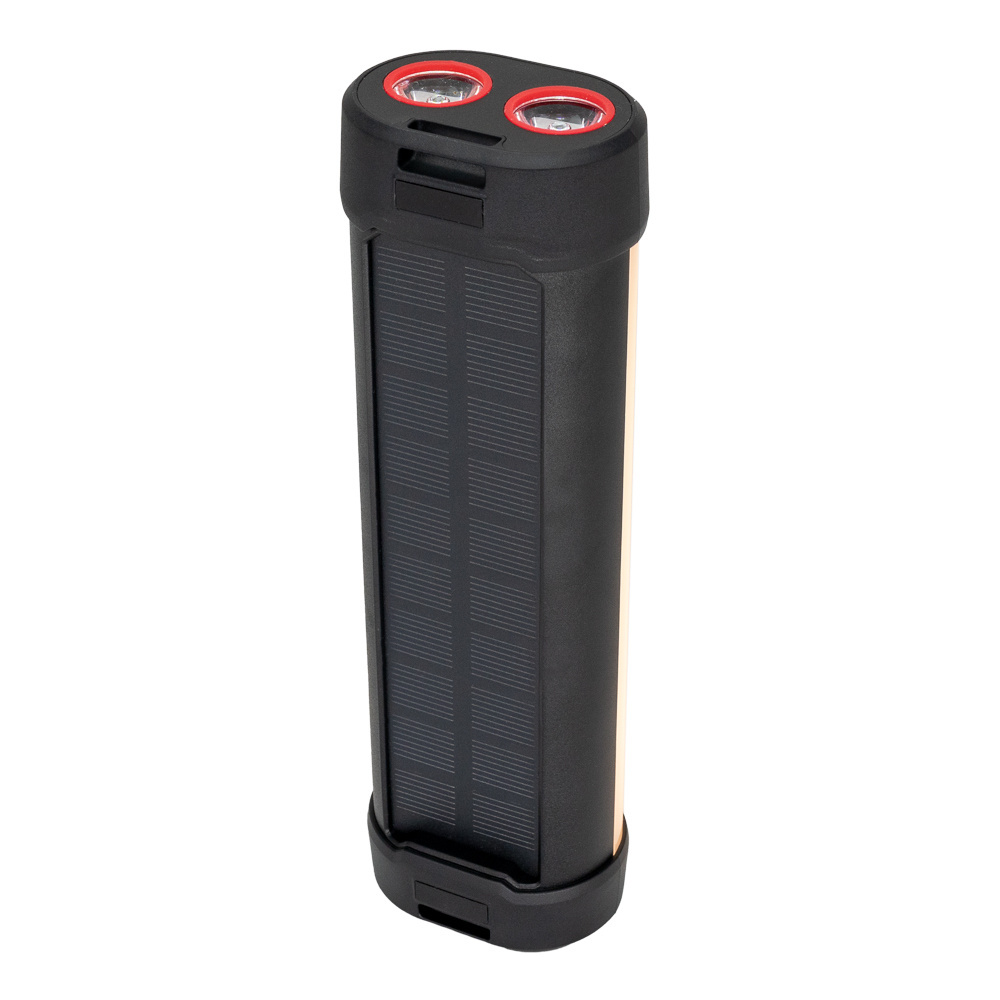 Logotrade promotional merchandise image of: Solar flashlight with power bank, ES982