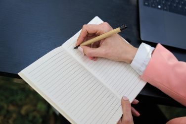 Logo trade promotional item photo of: A5 notebook IZMIR