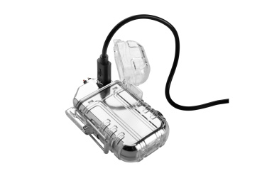 Logotrade promotional merchandise picture of: Electrical lighter CALBUCO Schwarzwolf