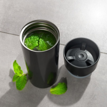 Logotrade promotional giveaways photo of: Thermo mug ARANSOL 300 ml Schwarzwolf