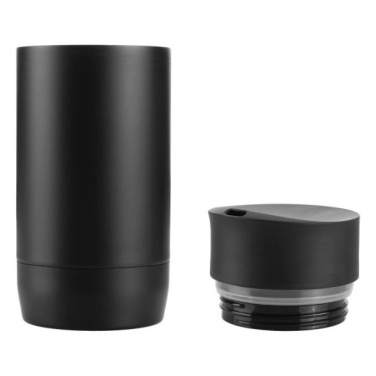 Logo trade promotional giveaways image of: Thermo mug ADRASAN 240 ml Schwarzwolf