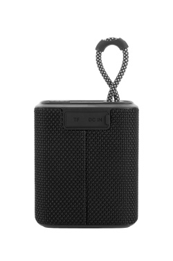 Logo trade promotional products image of: Waterproof bluetooth speaker HARDEOL Schwarzwolf