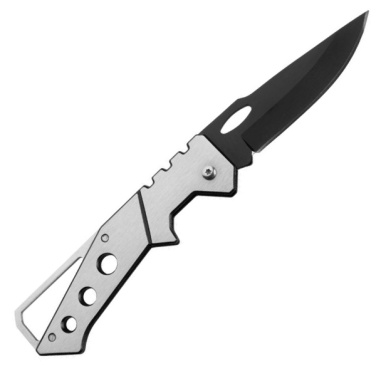 Logo trade promotional merchandise photo of: Folding knife GEDIZ Schwarzwolf