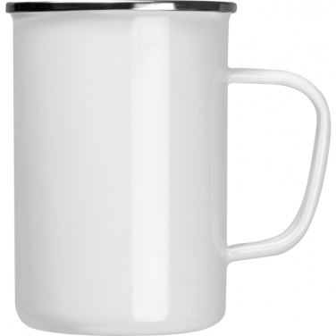 Logo trade promotional merchandise picture of: Enamel cup Adelaine