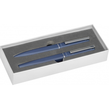 Logo trade promotional products image of: Writing set soft touch SAINTE MAXIME MoLu