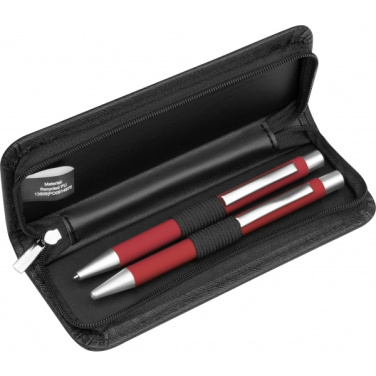 Logo trade promotional giveaway photo of: Writing set soft touch Uppsala