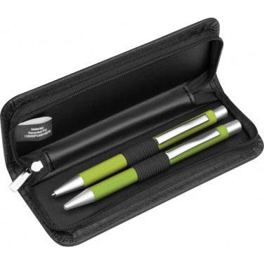 Logo trade advertising product photo of: Writing set soft touch Uppsala