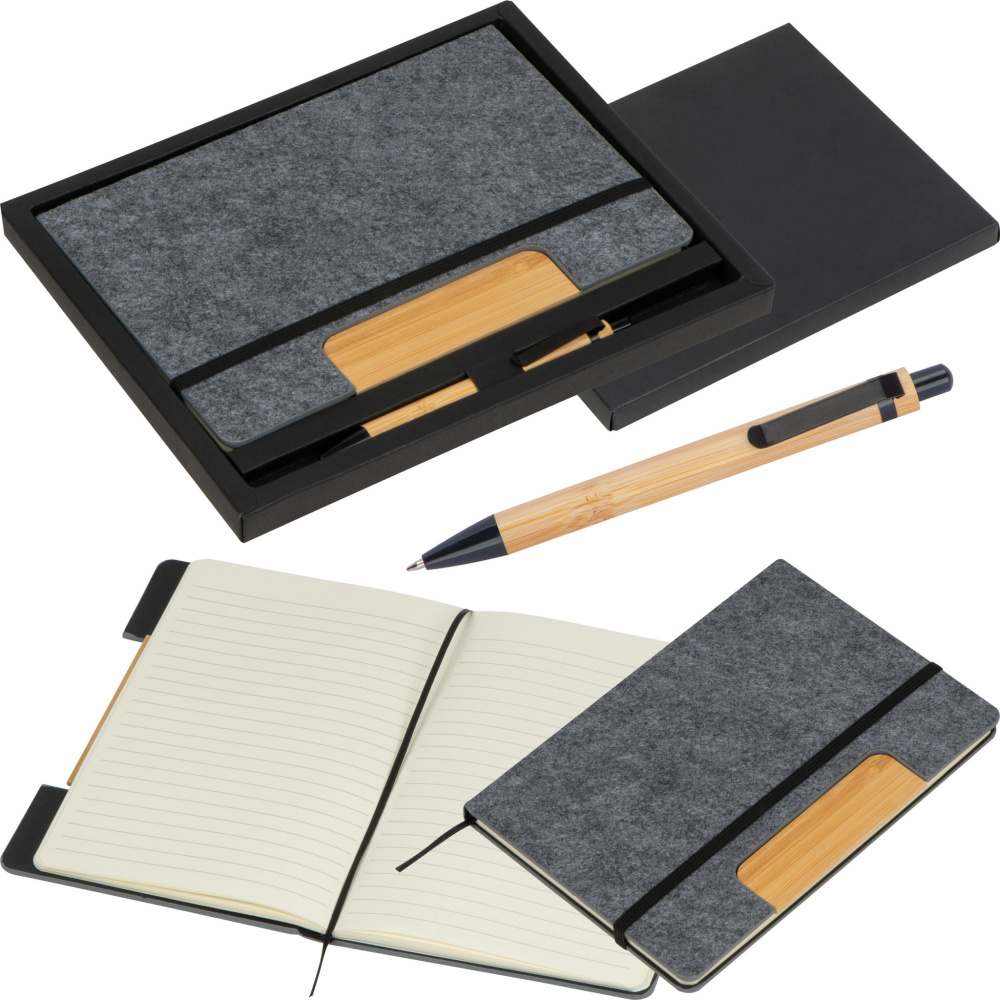 Logo trade promotional item photo of: Notebook set Walsall