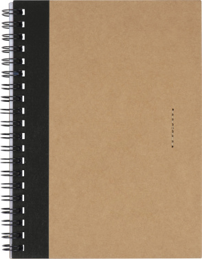 Logo trade advertising product photo of: Spiral notebook Ravenna