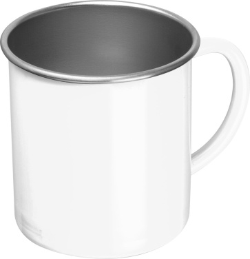 Logo trade promotional merchandise image of: Steel cup Trezzo