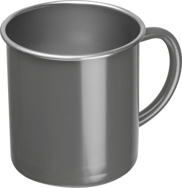 Logo trade business gifts image of: Steel cup Trezzo