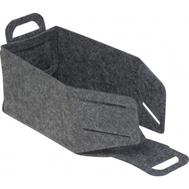 Logo trade business gifts image of: RPET folding basket Östersund